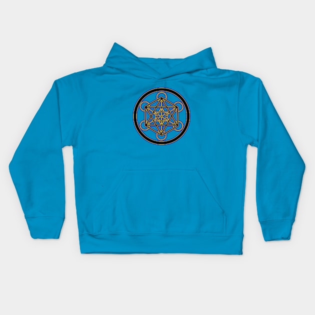 Metatron Blue Kids Hoodie by Astrablink7